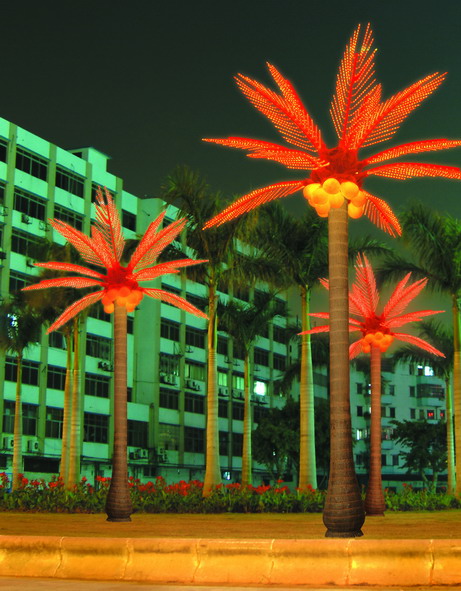 LED Coconut & Palm & Papaya Trees Lights and LED Christmas Decoration Lights