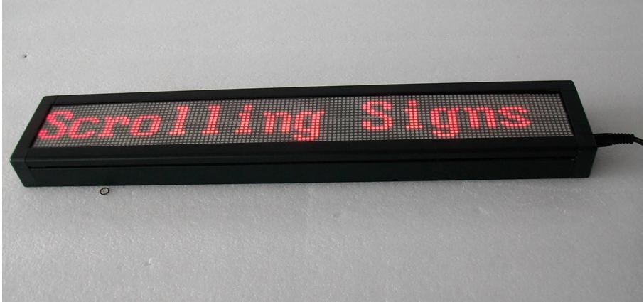 TQ-IN762-16x128-RG   Semi-Outdoor LED Moving Message Window Sign