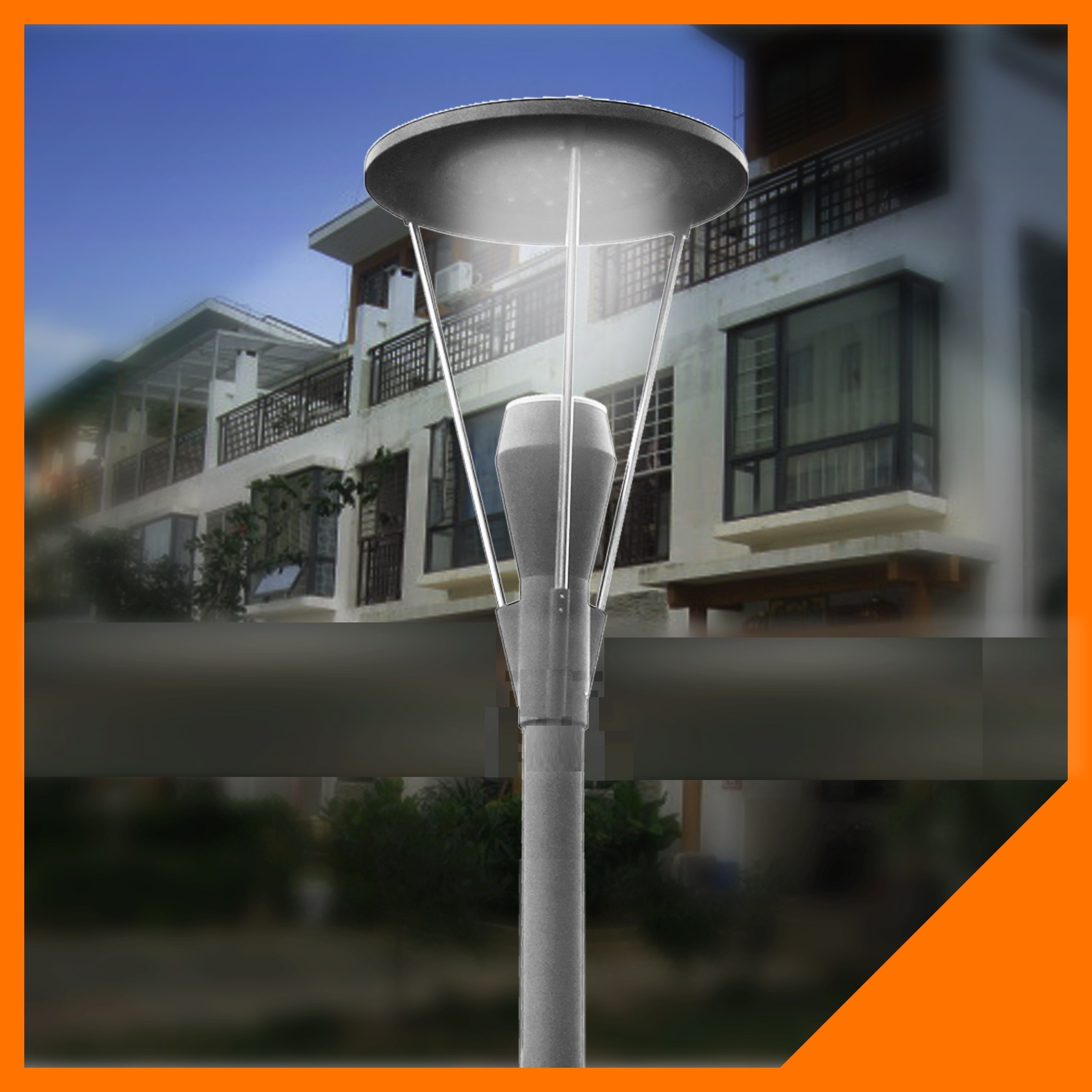 TQ-AET06 LED Garden Lights 30W come with 2.5m-4m Pole Height