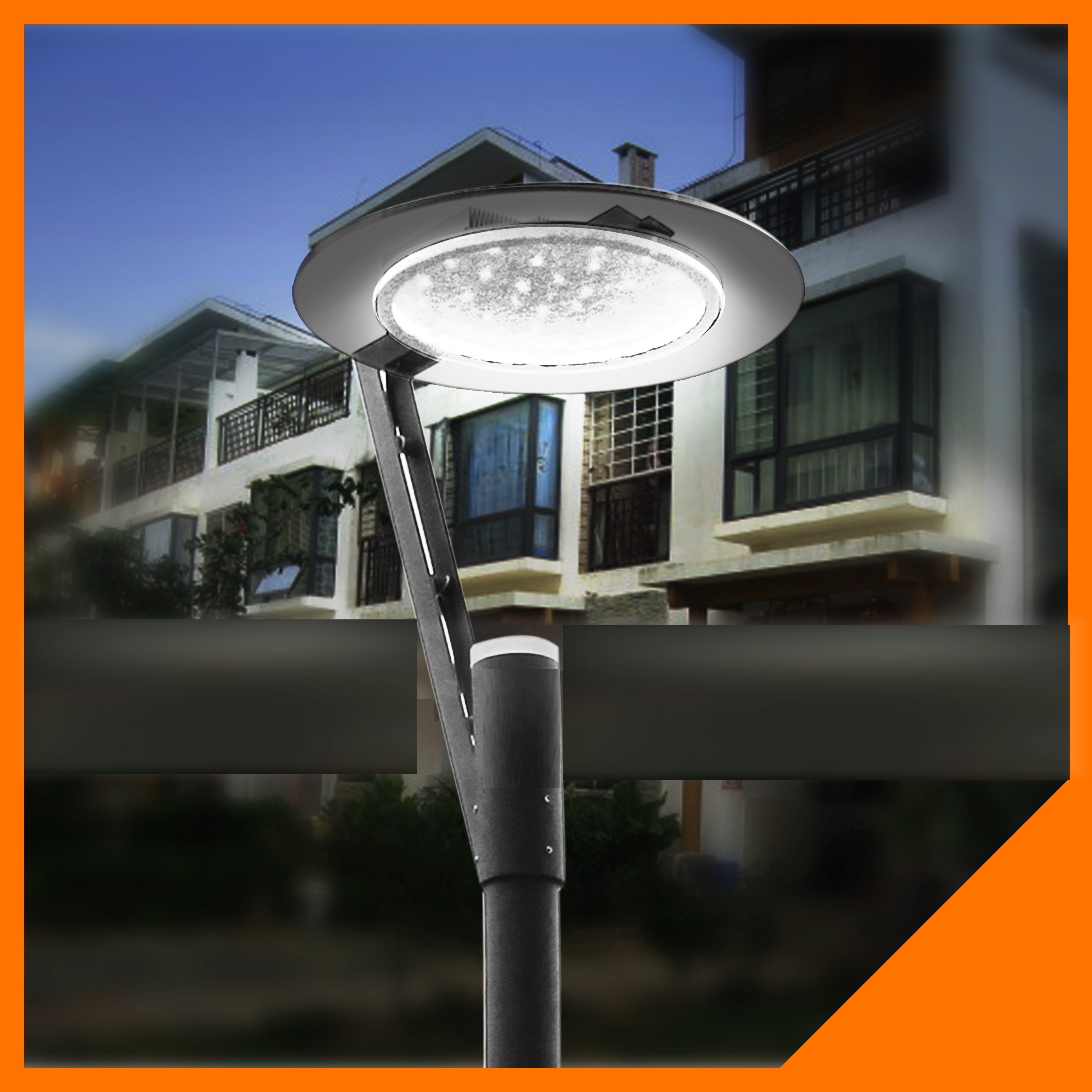 TQ-AET08 LED Garden Lights 30W come with 2.5m-4m Pole Height