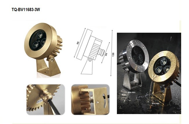 TQ-BV1683-3W  LED Underwater Lights 3W