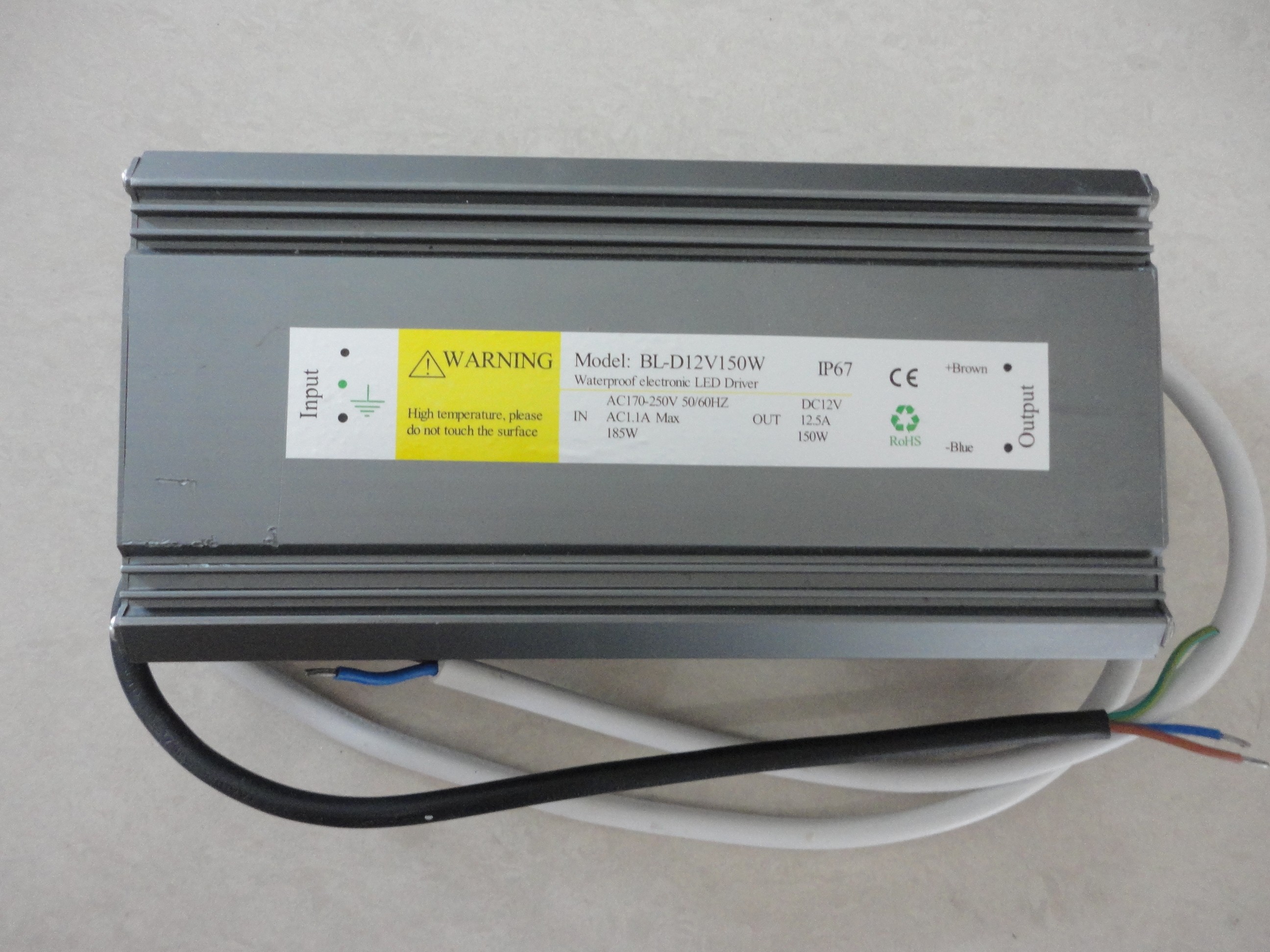 TQ-DC12V-WF150W  LED Power Supply DC12V 150W Waterproof