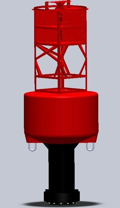 TQ-DWS1-8  LED Solar Buoy Marine Lights