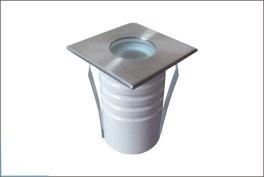 TQ-ING-2E01PW-1W  LED INGROUNG LIGHT Pure WHITE 1W (Square Flat Cover)