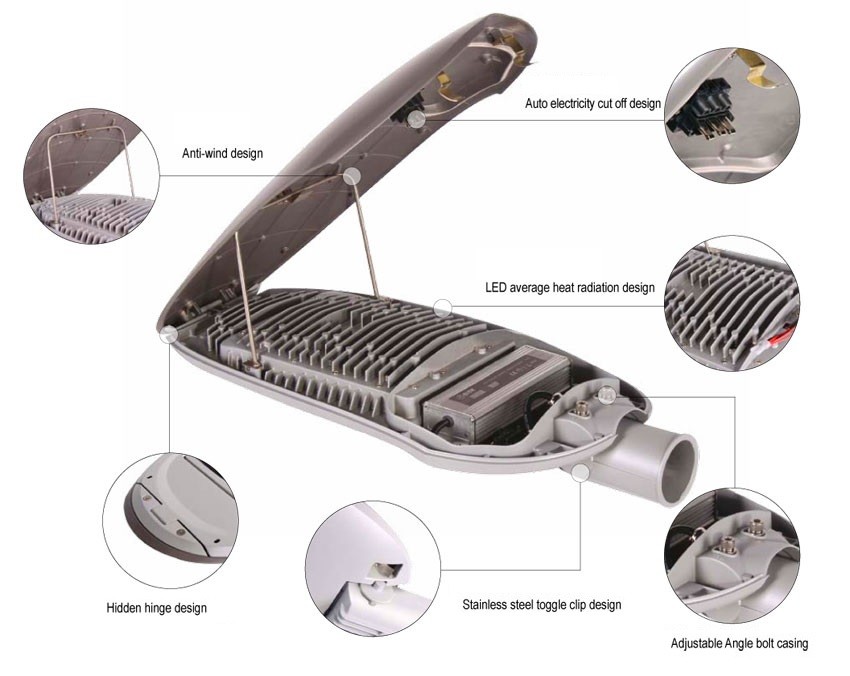 TQ-JRA3-90-90W   LED High Power Street Light J Series 90W  (USA Technology)