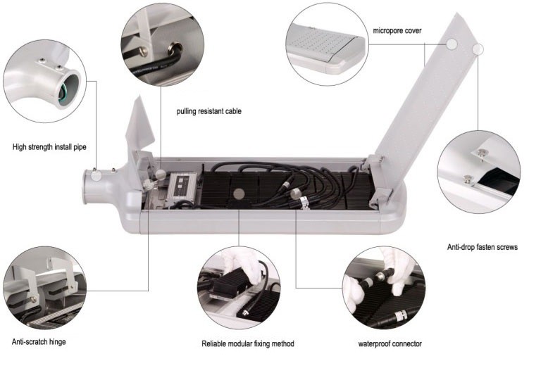 TQ-JRA5-60-60W   LED High Power Street Light J Series 60W  (USA Technology)
