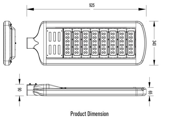 TQ-JRA5-240-230W   LED High Power Street Light J Series 230W  (USA Technology)