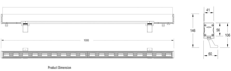 TQ-JRL9-18-20W   LED High Power Wall Washer Light  20W  (USA Technology)