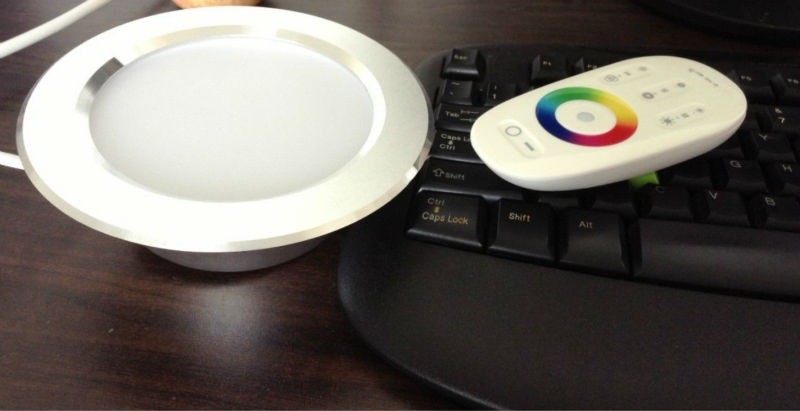 TQ-HZ-RGB-6B12W  LED RGB Remote Control Dimmable Downlight 12W 