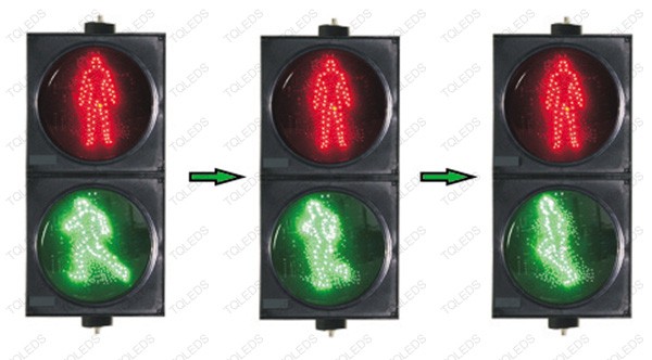 TQ-SRX 300-3-D1A LED Dynamic Pedestrian Traffic Light