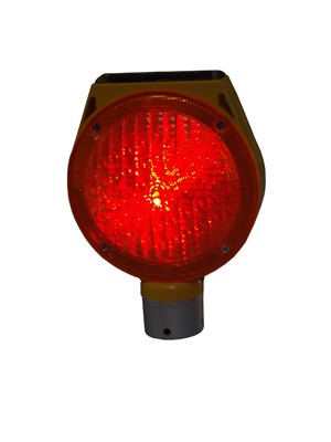 TQ-T188-AS  LED Solar Traffic Candy PC Flash Warning Light 