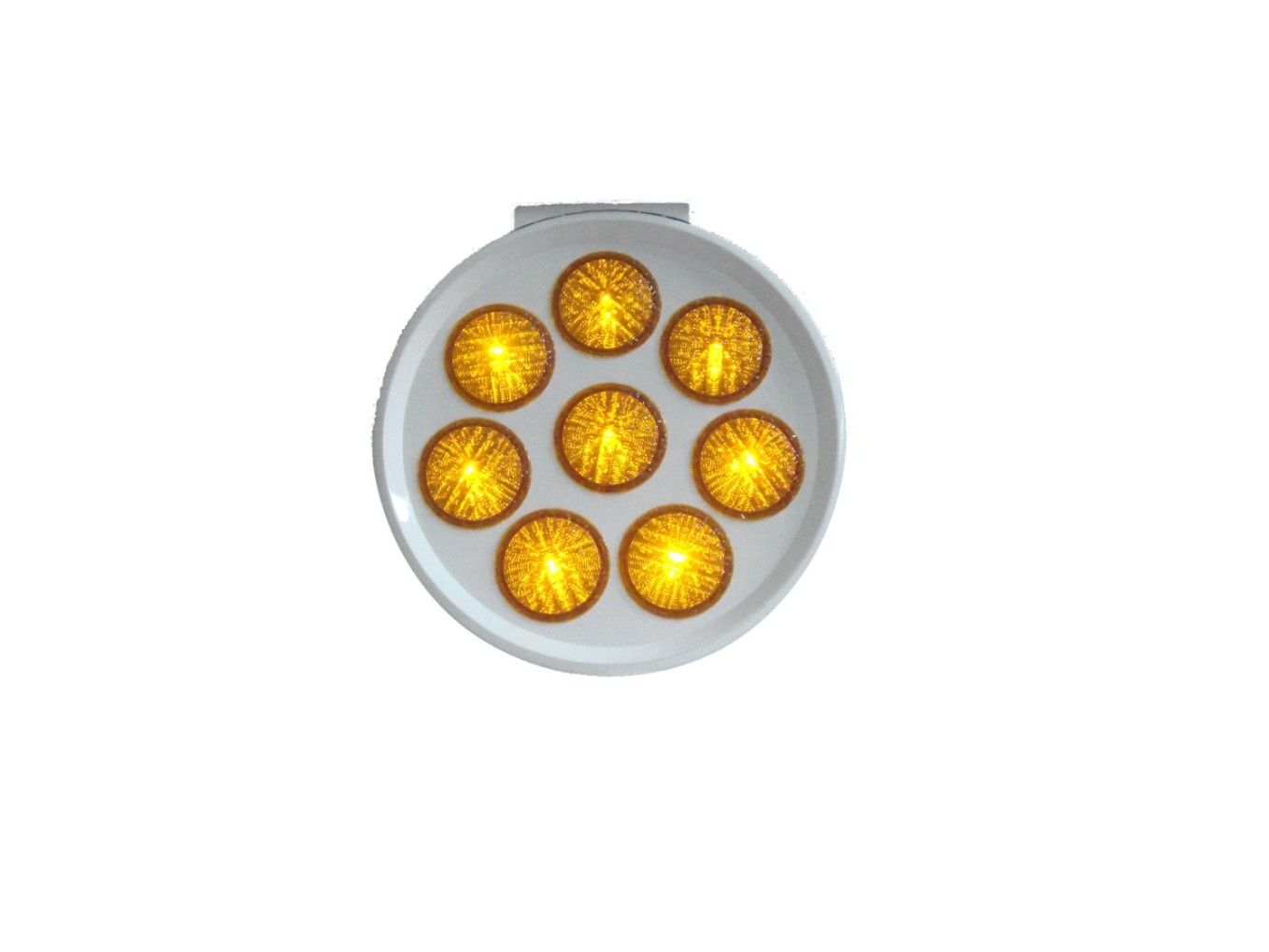 TQ-T238-AS  LED Solar Eight Rounded Flash Warning Light  (Round Shape)
