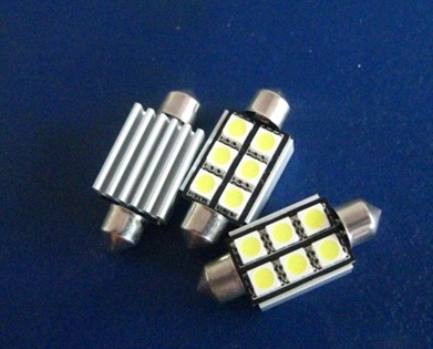 TQ-Canbus-39mm-6SMD5050-W LED Canbus Light with Heatsink