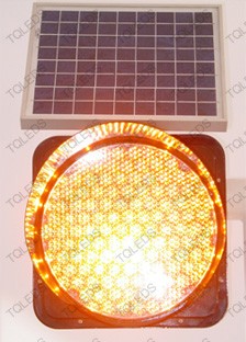 TQ-SSG300-3-T3 LED Solar Warning Light in Yellow Color