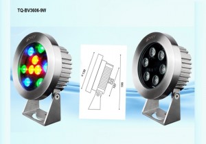 TQ-BV3606-9W  LED Underwater Lights RGB 9W