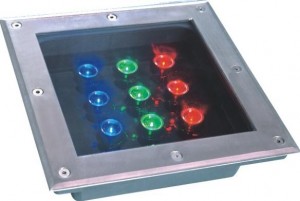 TQ-HM177-9x1W  LED INGROUND LIGHT 9W 
