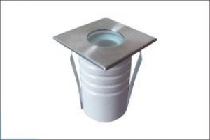 TQ-ING-2E01PW-1W  LED INGROUNG LIGHT Pure WHITE 1W (Square Flat Cover)