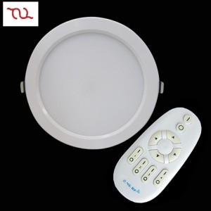 RGB LED Downlight - Waterproof Recessed LED Light with Remote - 8