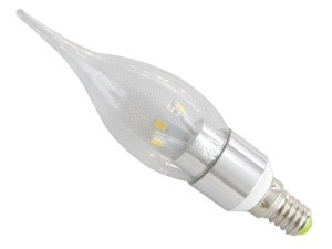 TQ-TBC51-3W  LED High Power Candle Light Bulb 3W 