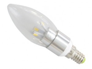 TQ-TBC53-3W  LED High Power Candle Light Bulb 3W 