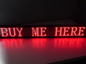 TQ-P5-Indoor LED Semi-Moving Message Sign