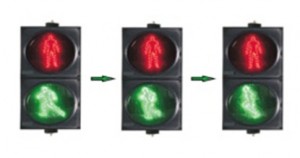 TQ-SRX 200-3-D1A LED Dynamic Pedestrian Traffic Light