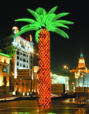 TQ-Y5.0P-Palm-800W  LED High Power Palm Tree Light  800W